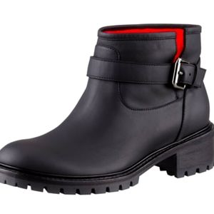 FENDI Shearling-Lined Motorcycle Boot